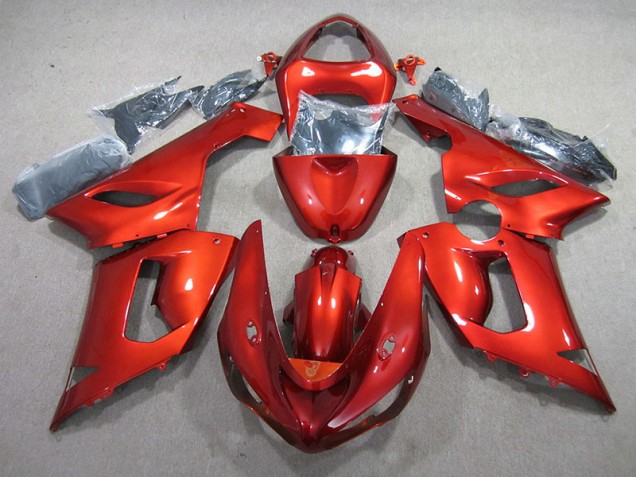 2005-2006 Orange Kawasaki ZX6R Motor Fairings Canada