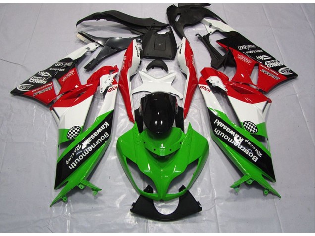 2009-2012 Green Red Kawasaki ZX6R Motorcylce Fairings Canada