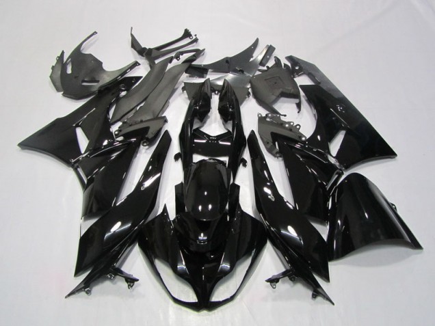 2009-2012 Black Kawasaki ZX6R Motorcycle Fairings Canada