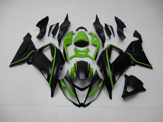 2013-2018 Black Green Kawasaki ZX6R Replacement Motorcycle Fairings Canada