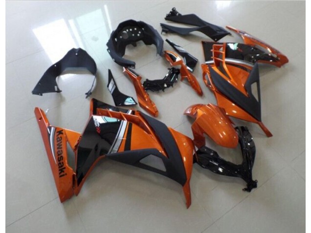 2013-2016 Black Orange Kawasaki ZX300R Motor Fairings Canada