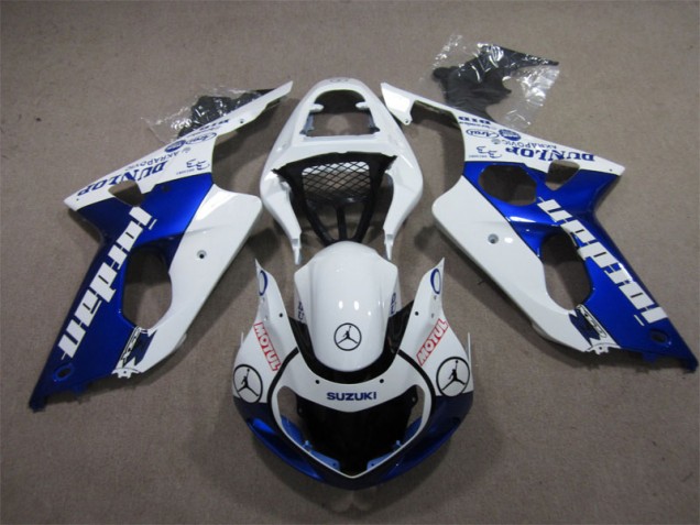 2000-2002 Blue White Jordan Motul Suzuki GSXR1000 Moto Fairings Canada 2000-2002 Blue White Jordan Motul Suzuki GSXR1000 Moto Fairings Canada