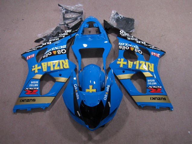 2003-2004 Blue Rizla Q8 oils Suzuki GSXR1000 Motorcycle Fairing Canada