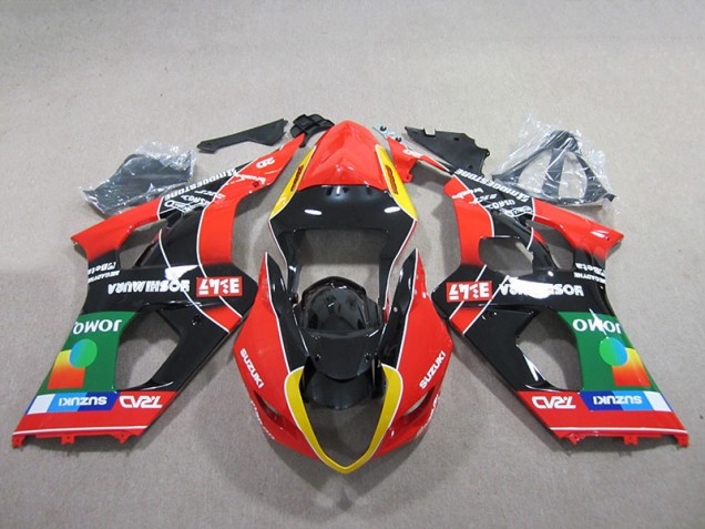2003-2004 Red Green Black Suzuki GSXR1000 Bike Fairing Canada
