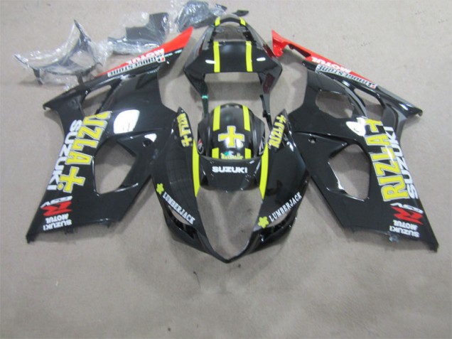 2003-2004 Black Rizla Suzuki GSXR1000 Motorbike Fairing Kits Canada