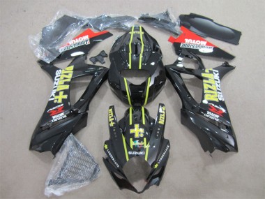 2007-2008 Black Yellow Rizla Suzuki GSXR1000 Bike Fairings Canada