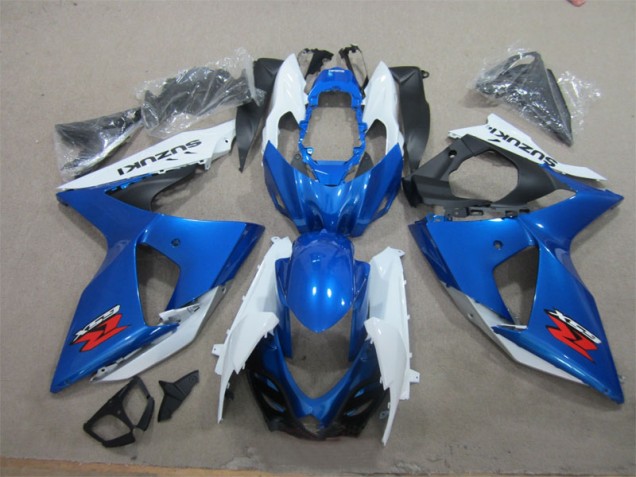 2009-2016 Blue White Suzuki GSXR1000 Motorcycle Fairings Canada 2009-2016 Blue White Suzuki GSXR1000 Motorcycle Fairings Canada