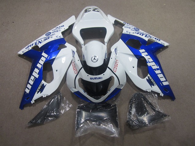 2001-2003 White Blue Motul Suzuki GSXR600 Bike Fairing Kit Canada 2001-2003 White Blue Motul Suzuki GSXR600 Bike Fairing Kit Canada
