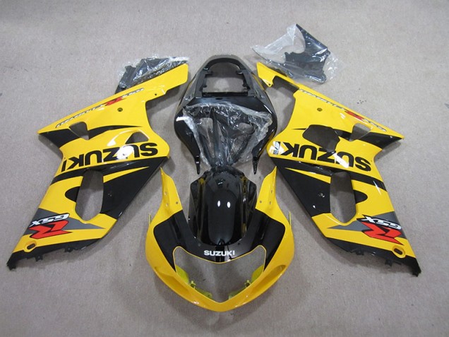 2001-2003 Yellow Black Suzuki GSXR600 Motorcycle Fairings Kits Canada 2001-2003 Yellow Black Suzuki GSXR600 Motorcycle Fairings Kits Canada
