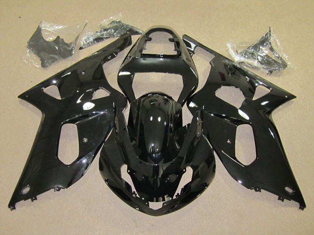 2001-2003 Black Suzuki GSXR600 Motorcycle Fairings Kit Canada 2001-2003 Black Suzuki GSXR600 Motorcycle Fairings Kit Canada