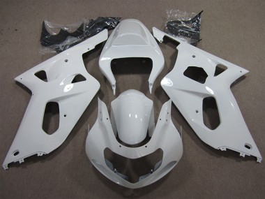 2001-2003 White Suzuki GSXR600 Motorcycle Fairings Canada