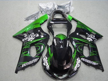 2001-2003 Black Green Corona Extra Suzuki GSXR600 Motorcycle Fairing Kits Canada