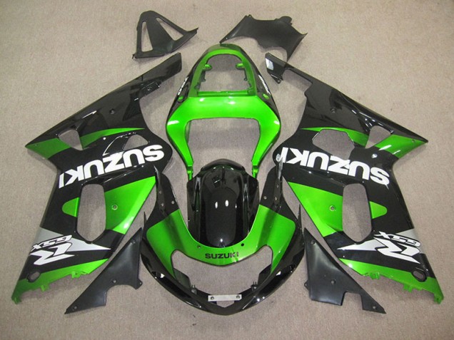 2001-2003 Black Green Suzuki GSXR600 Motorbike Fairing Canada 2001-2003 Black Green Suzuki GSXR600 Motorbike Fairing Canada