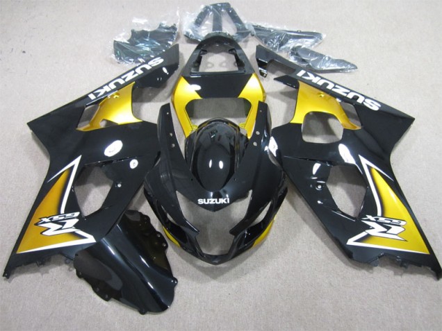 2004-2005 Black Yellow Suzuki GSXR600 Motorcycle Replacement Fairings Canada 2004-2005 Black Yellow Suzuki GSXR600 Motorcycle Replacement Fairings Canada