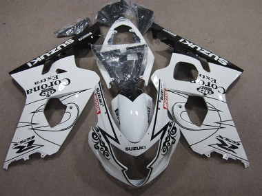 2004-2005 White Corona Extra Motul Suzuki GSXR600 Bike Fairing Kit Canada
