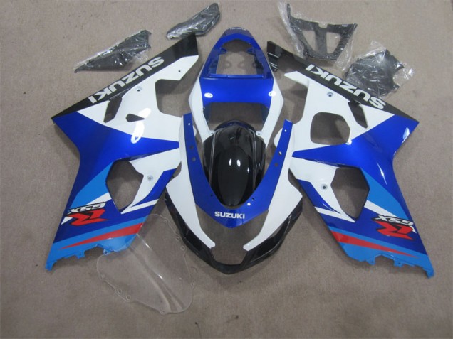 2004-2005 Blue White Suzuki GSXR600 Motorcycle Fairings Kits Canada 2004-2005 Blue White Suzuki GSXR600 Motorcycle Fairings Kits Canada