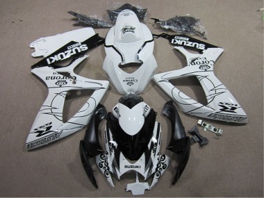 2006-2007 White Black Corona Extra Suzuki GSXR600 Motorcylce Fairings Canada