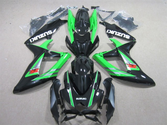 2006-2007 Black Green Suzuki GSXR600 Bike Fairings Canada 2006-2007 Black Green Suzuki GSXR600 Bike Fairings Canada