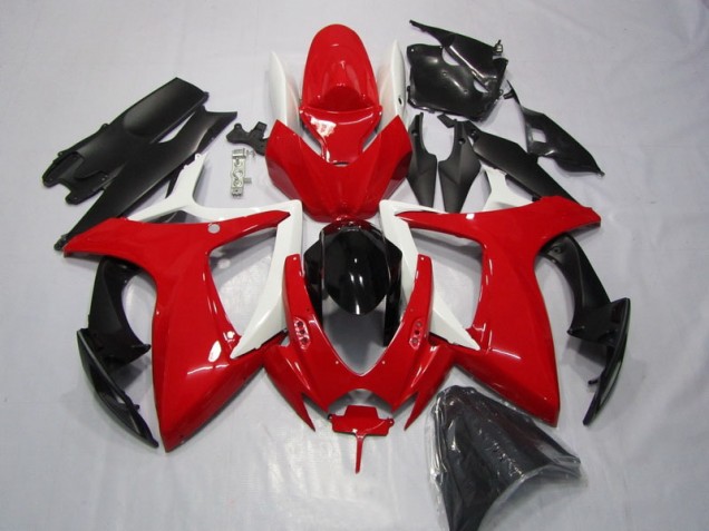 2006-2007 Red Black Suzuki GSXR600 Motorcycle Replacement Fairings Canada 2006-2007 Red Black Suzuki GSXR600 Motorcycle Replacement Fairings Canada