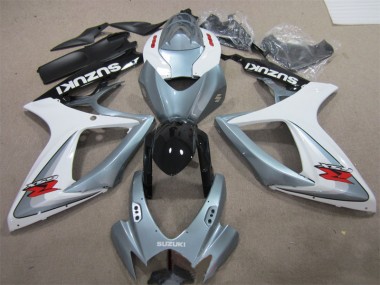 2006-2007 White Grey Suzuki GSXR600 Motorbike Fairings Canada
