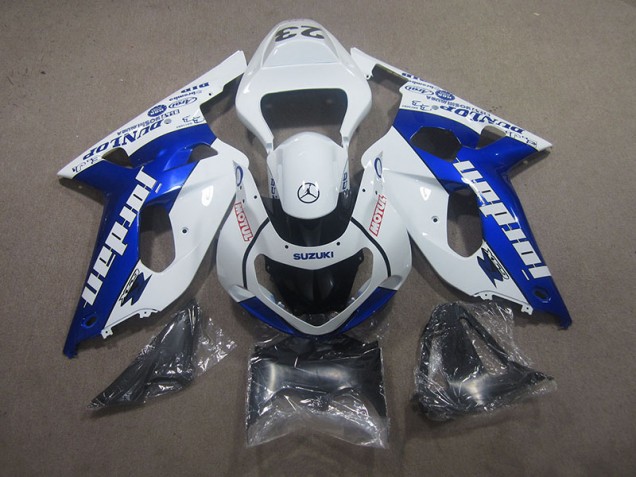 2001-2003 White Blue Motul Suzuki GSXR750 Motorcycle Fairing Kit Canada 2001-2003 White Blue Motul Suzuki GSXR750 Motorcycle Fairing Kit Canada