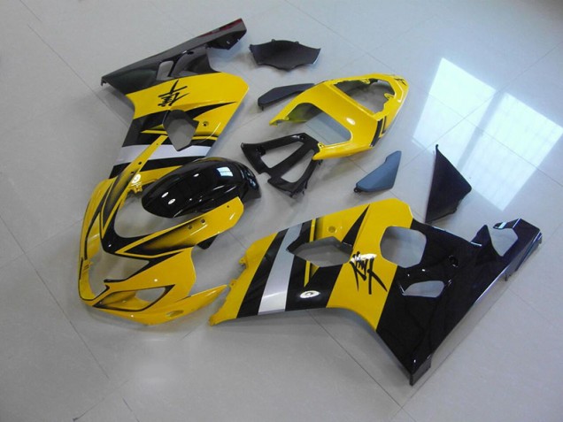 2004-2005 Yellow Black Suzuki GSXR750 Moto Fairings Canada 2004-2005 Yellow Black Suzuki GSXR750 Moto Fairings Canada