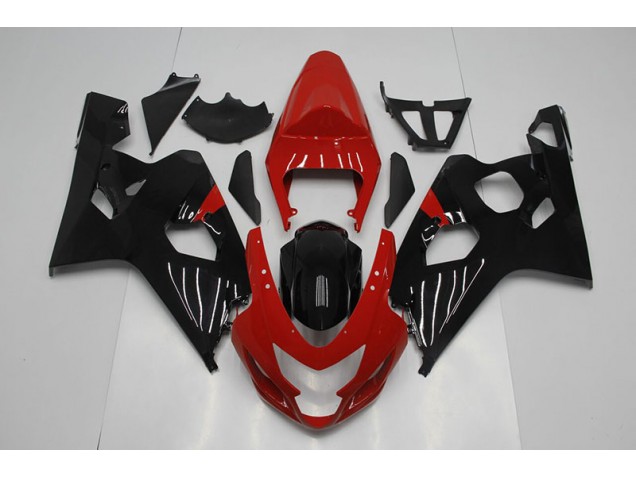 2004-2005 Red Black Suzuki GSXR750 Motorcylce Fairings Canada