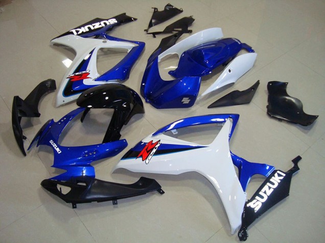 2006-2007 Blue White Black Suzuki GSXR750 Motorcylce Fairings Canada 2006-2007 Blue White Black Suzuki GSXR750 Motorcylce Fairings Canada
