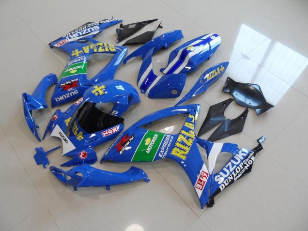 2006-2007 Blue Yellow Rizla Suzuki GSXR750 Replacement Fairings Canada