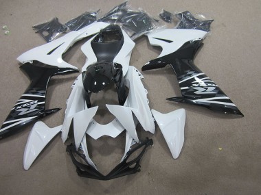 2011-2021 White Black Suzuki GSXR750 Motorcycle Fairing Kit Canada