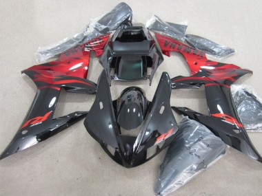 2002-2003 Black Red Decal Yamaha YZF R1 Motor Bike Fairings Canada