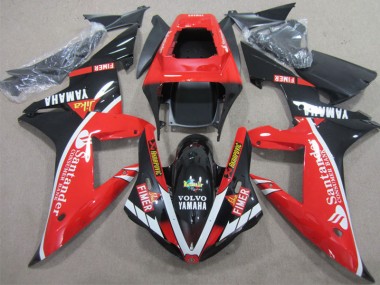 2002-2003 Red Black Santander Yamaha YZF R1 Motorcycle Fairings Kits Canada