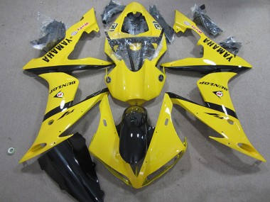 2004-2006 Yellow Dunlop Yamaha YZF R1 Motorcycle Fairing Kits Canada