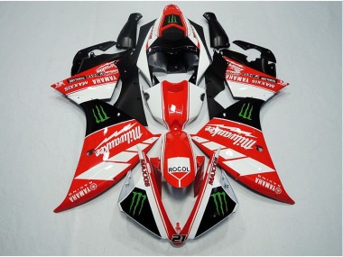 2012-2014 Red White Rocol Yamaha YZF R1 Replacement Motorcycle Fairings Canada