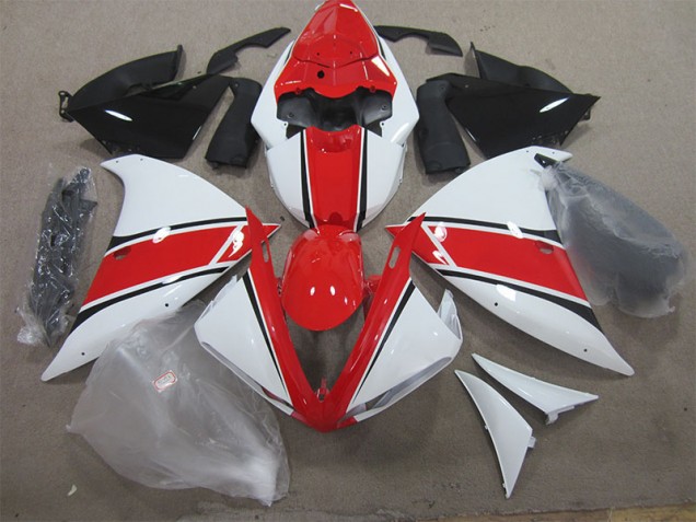 2012-2014 Red White Yamaha YZF R1 Bike Fairing Kit Canada 2012-2014 Red White Yamaha YZF R1 Bike Fairing Kit Canada