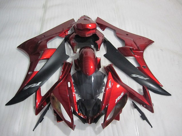 2006-2007 Red Yamaha YZF R6 Motor Fairings Canada 2006-2007 Red Yamaha YZF R6 Motor Fairings Canada