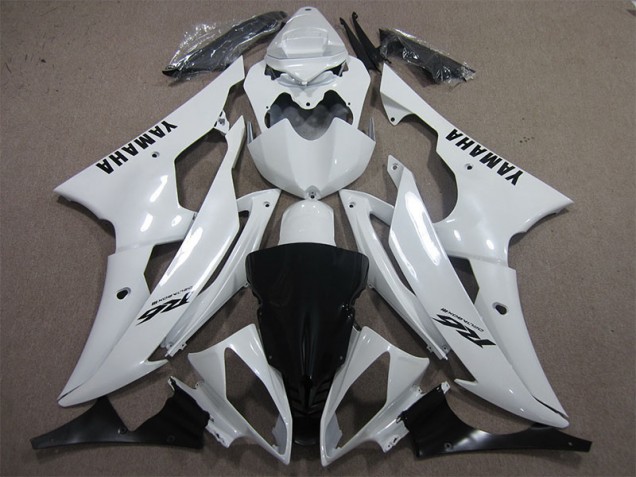 2008-2016 White Black Decal Yamaha YZF R6 Motorcycle Fairing Kits Canada 2008-2016 White Black Decal Yamaha YZF R6 Motorcycle Fairing Kits Canada
